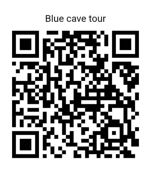 QR Code Blue Cave